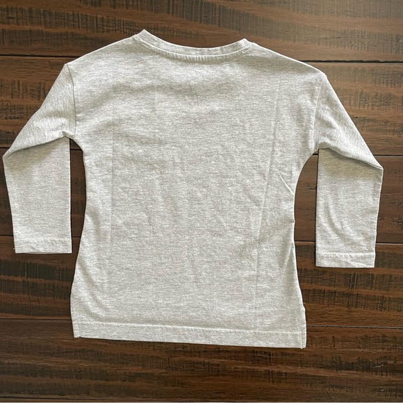 Primary Gray Long Sleeve Legging T-Shirt with Rainbow Heart - Picture 5 of 7